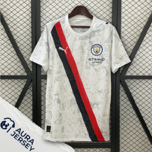 Manchester City 24/25 Visitante Blanca