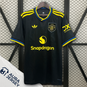 Manchester United 25/26 Visitante Negra