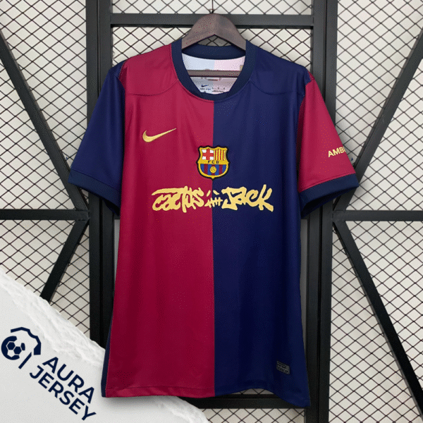 FC Barcelona 25/26 Local Colaboración Travis Scott (Fan Versión)