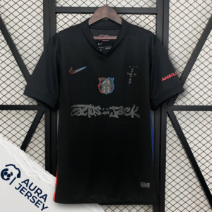 FC Barcelona 25/26 Local Colaboración Travis Scott Black (Fan Versión)