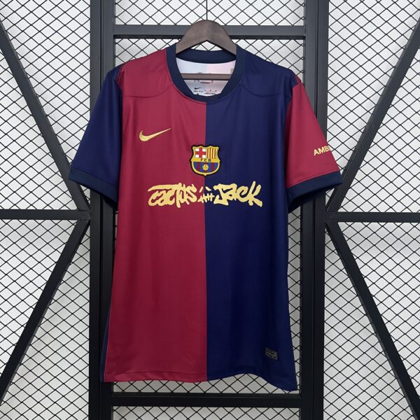 FC Barcelona 25/26 Local Colaboración Travis Scott (Fan Versión)