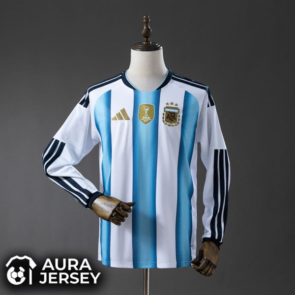 Argentina Local Mundial 2026 (Fan Versión) Manga larga