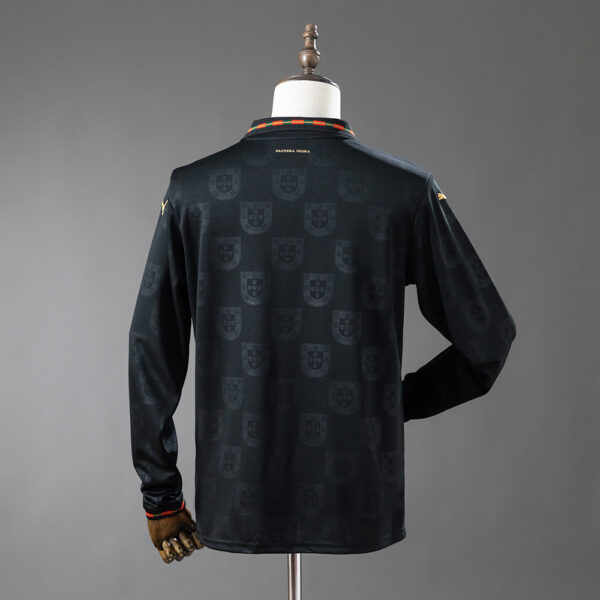 Portugal Visitante Negra Mundial 2026 (Fan Versión) Manga larga