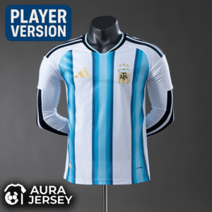 6 Argentina Local Mundial 2026 (Player Versión) Manga larga