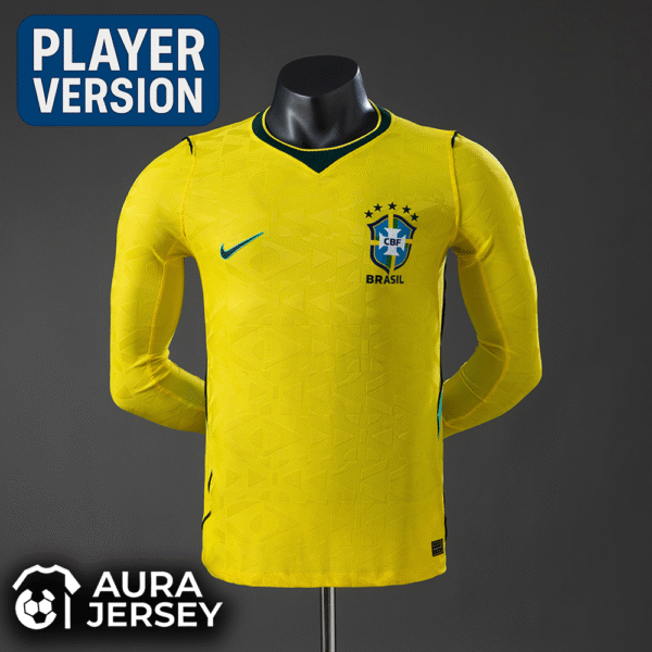 Brasil Local Mundial 2026 (Player Versión) Manga larga