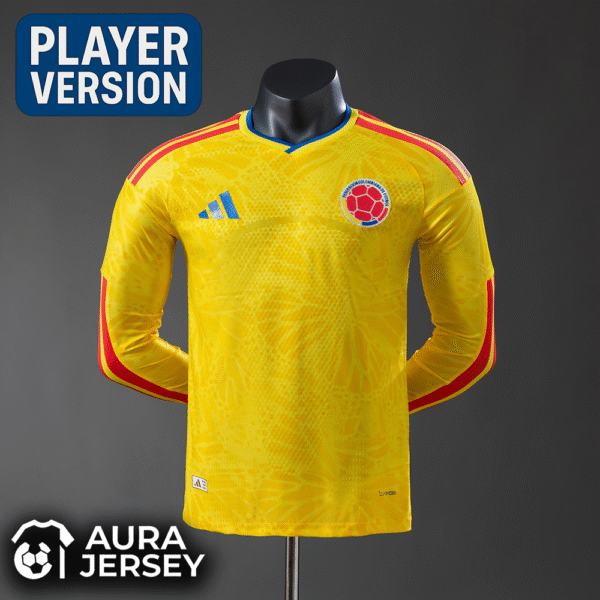 Colombia Local Mundial 2026 (Player Versión) Manga larga