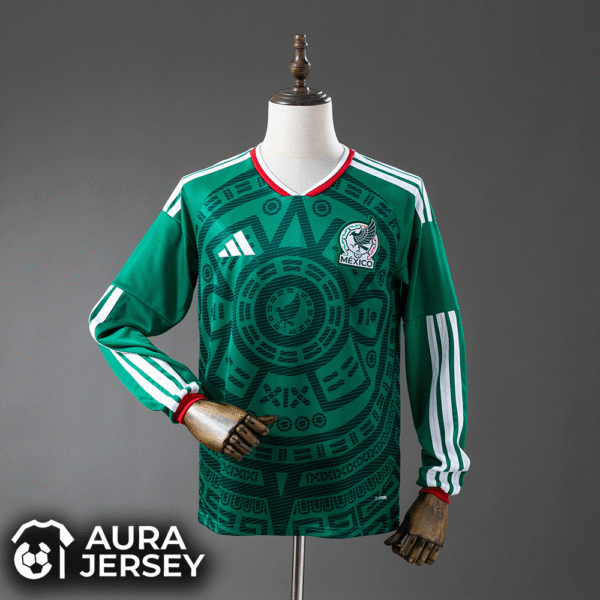 México Local Mundial 2026 (Fan Versión) Manga larga