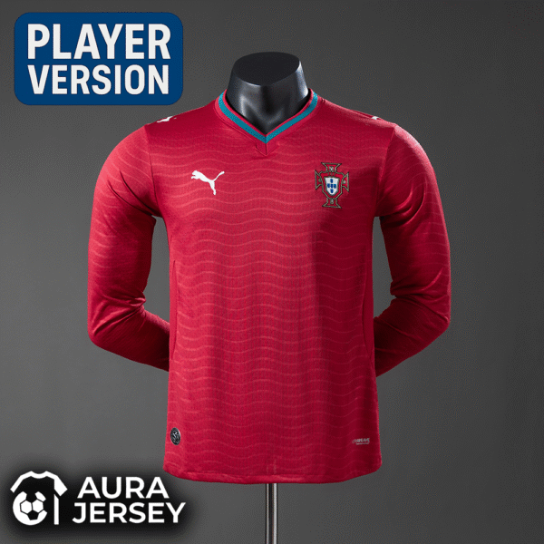 Portugal Local Mundial 2026 (Player Versión) Manga larga